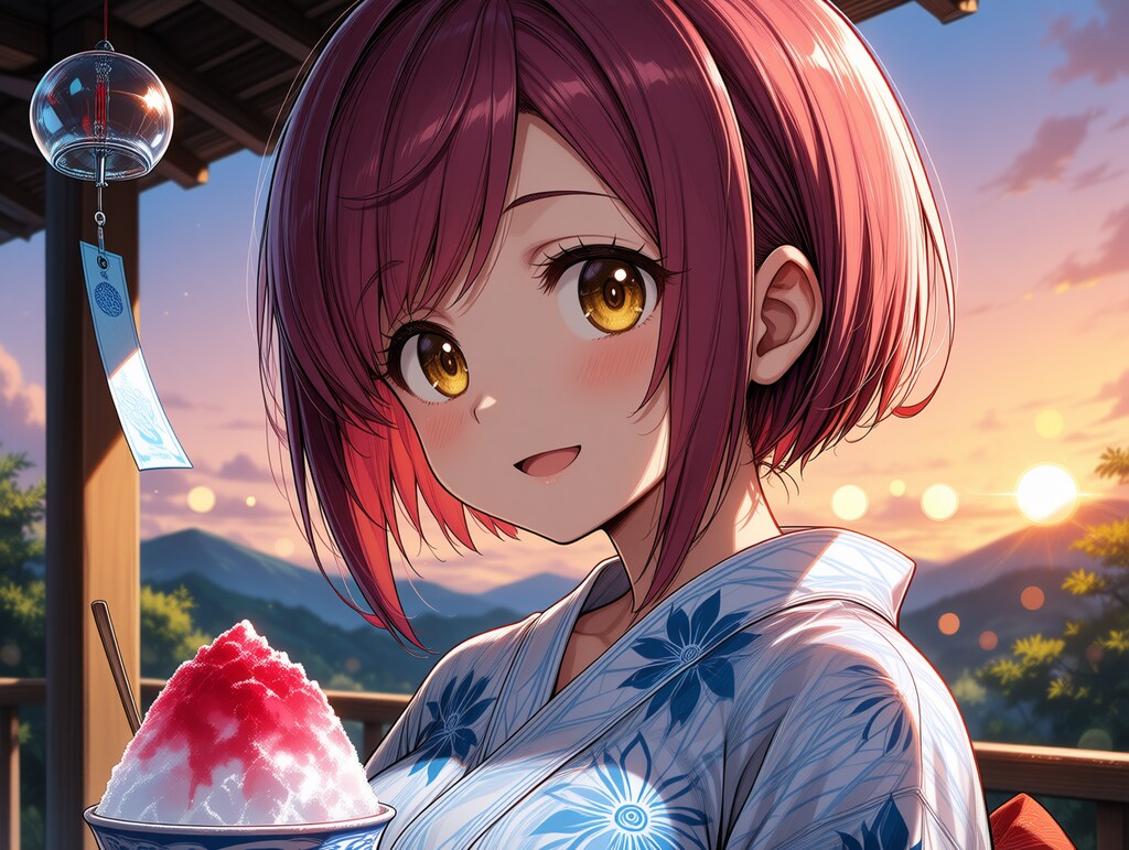 こんばんは（挨拶メイドの芽衣ちゃん）