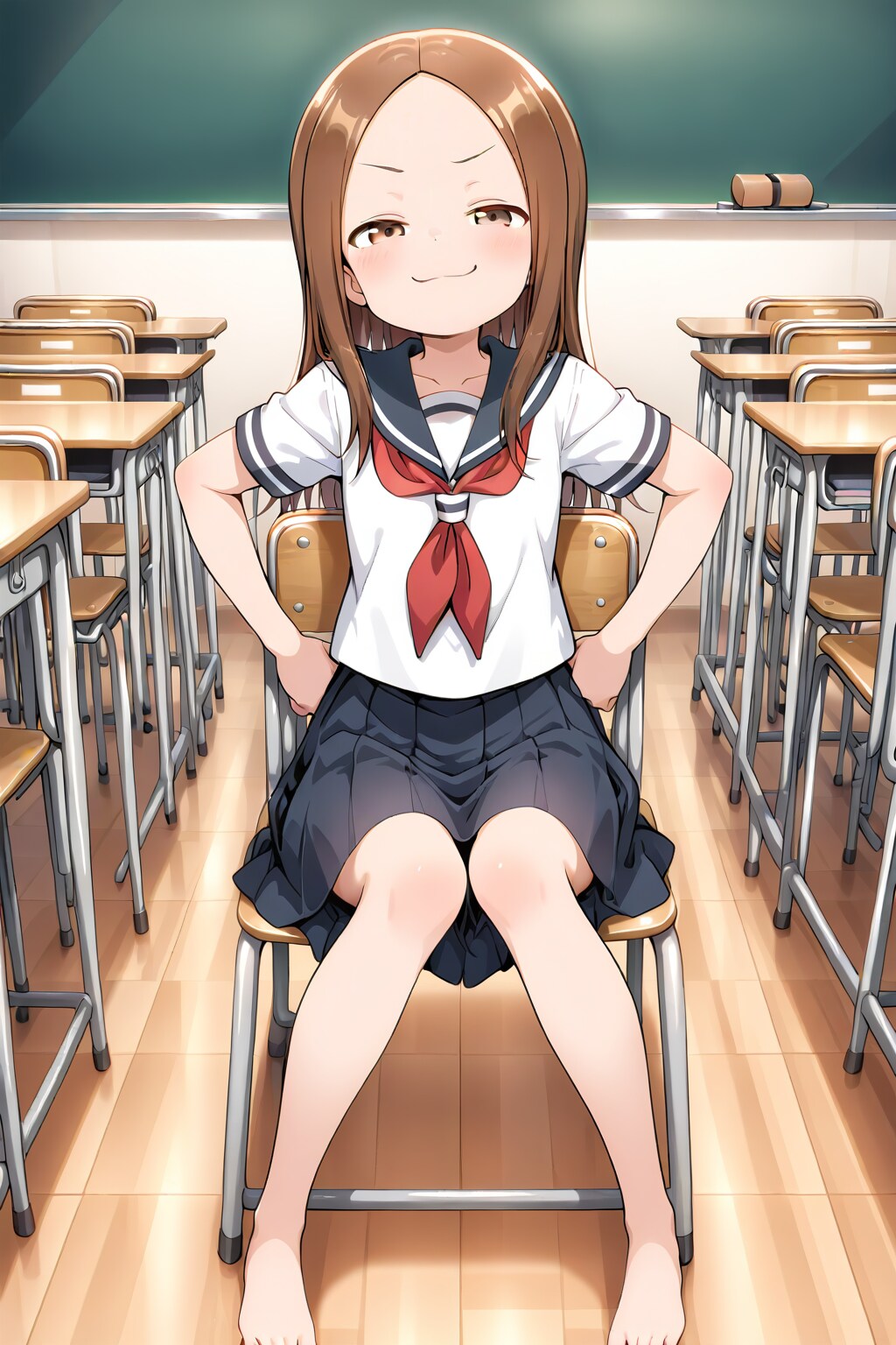 ドヤ顔女子中学生 | の人気AIイラスト・グラビア