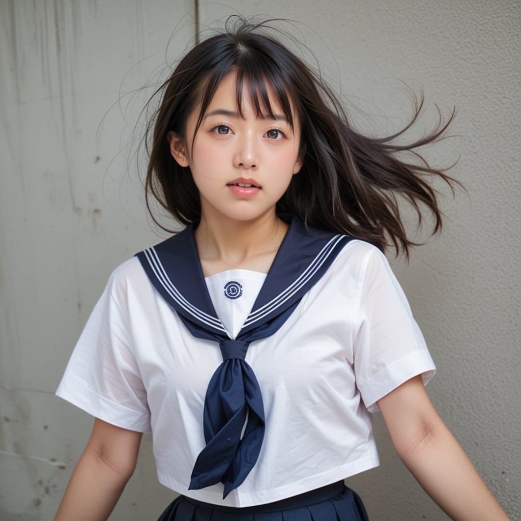 女子高生のポートレート