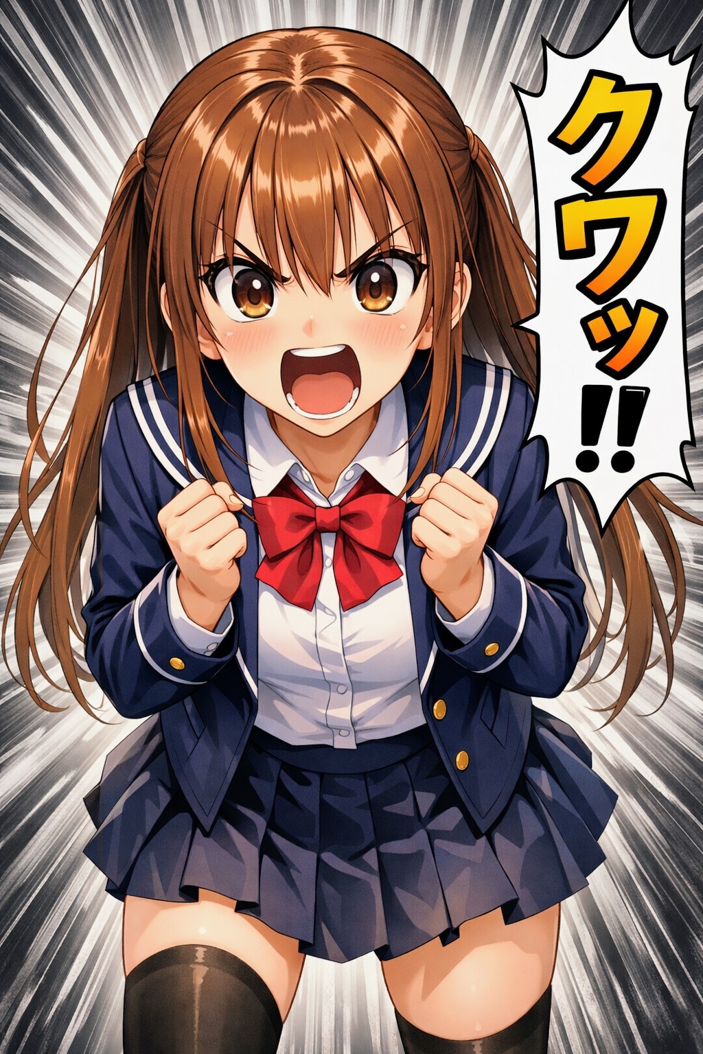 顔文字擬人化お姉やん01( ﾟдﾟ )ｸﾜｯ!!