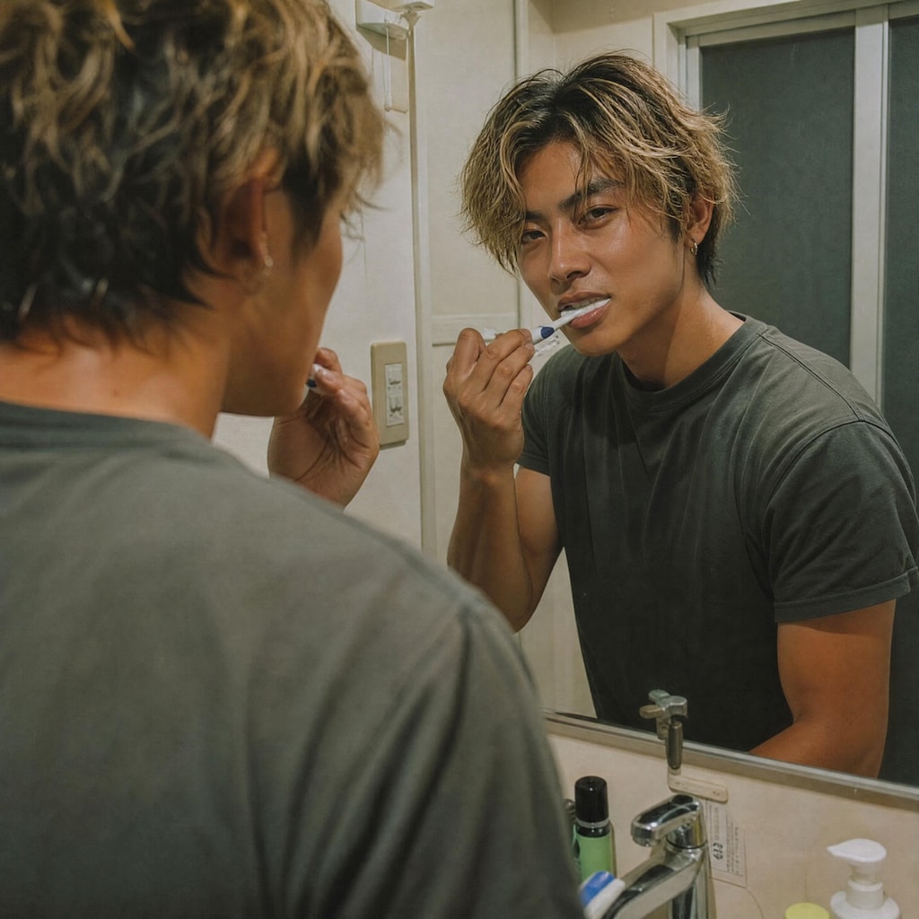 明日も現場頑張れよ　倫太郎