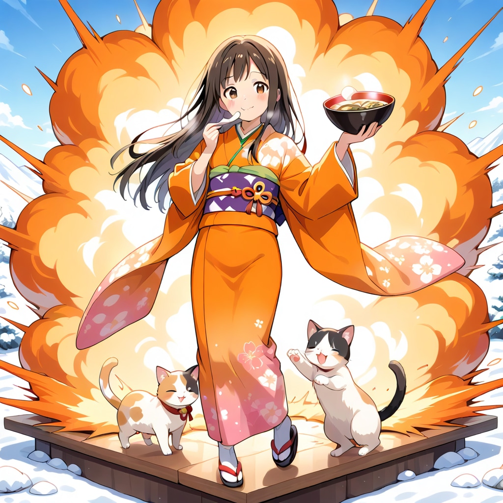 温泉旅館企画「もぐもぐ」（２）爆破 | の人気AIイラスト・グラビア