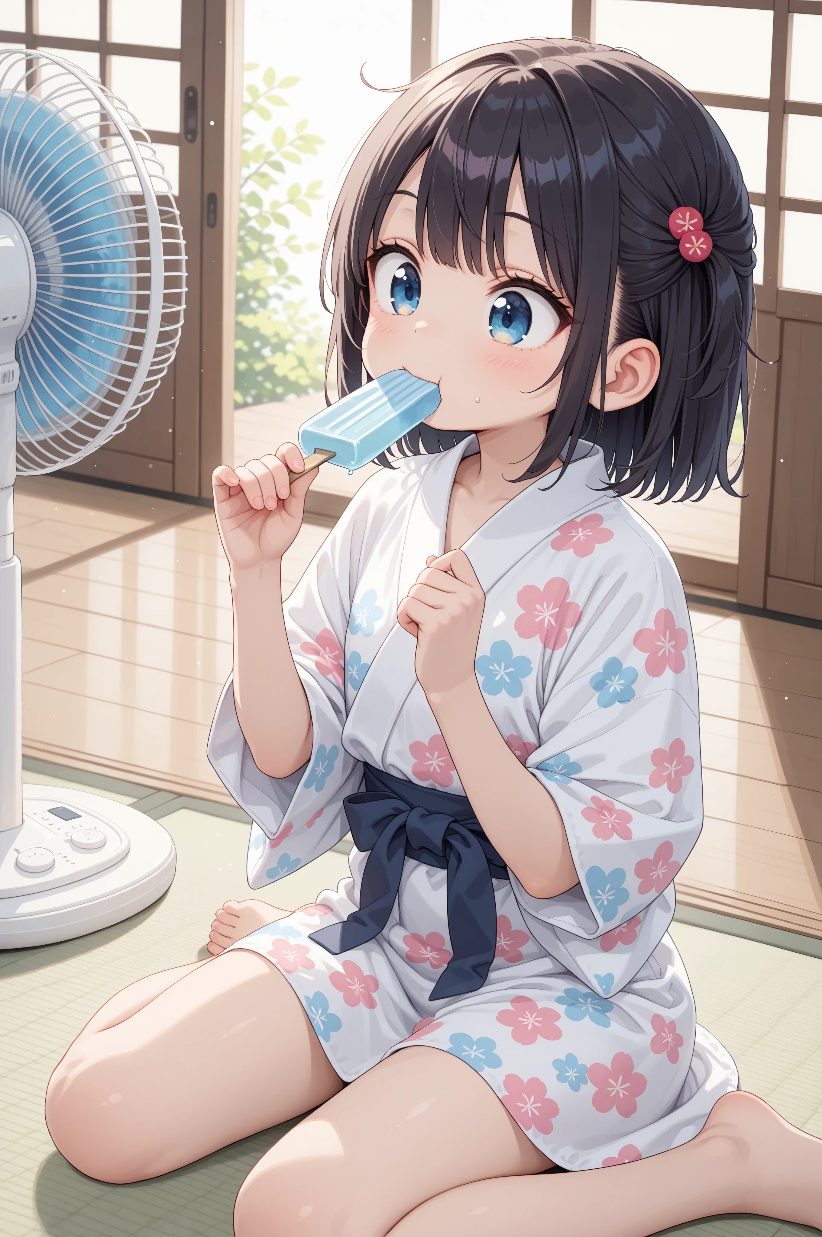 夏の部屋着　甚平？
