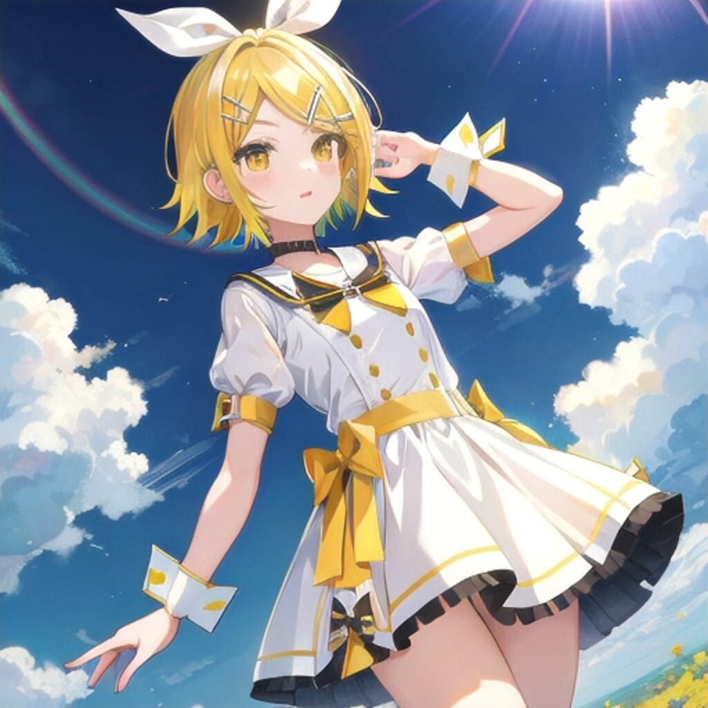 天空の鏡音リン