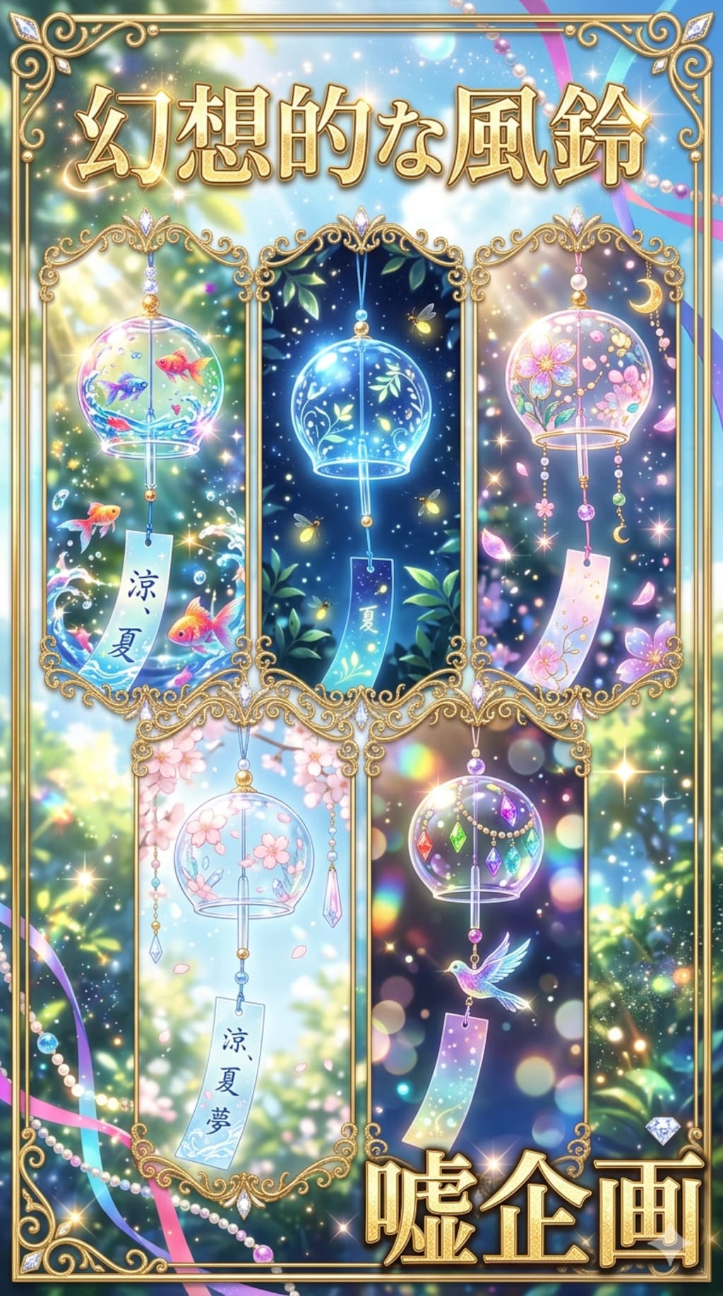 幻想的な風鈴