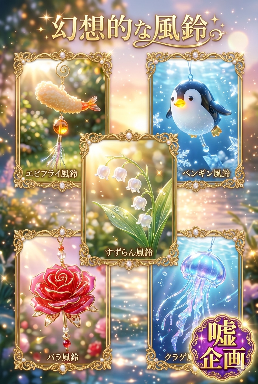 幻想的な風鈴 | の人気AIイラスト・グラビア