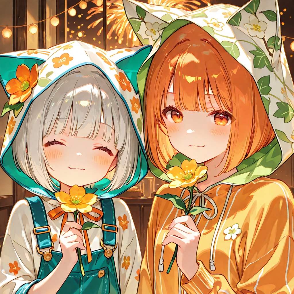 クランとフロルの没イラスト