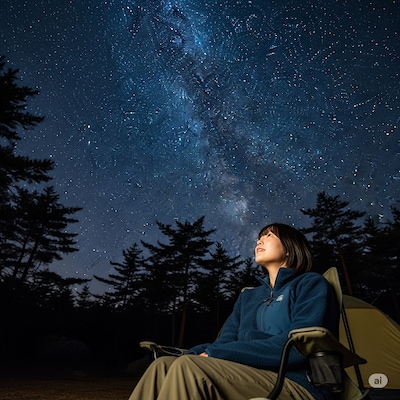 理想の七夕の夜空ってこんな感じかな? | の人気AIイラスト・グラビア