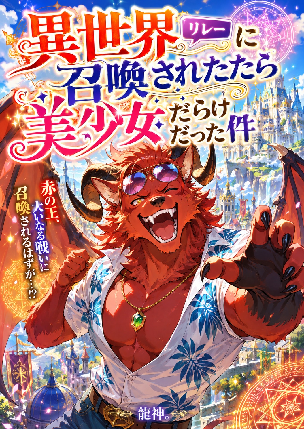 ラノベ『異世界(リレー)に召喚されたら美少女だらけだった件』 | の人気AIイラスト・グラビア
