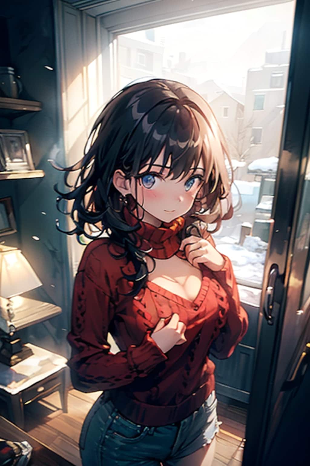 赤いセーター　２