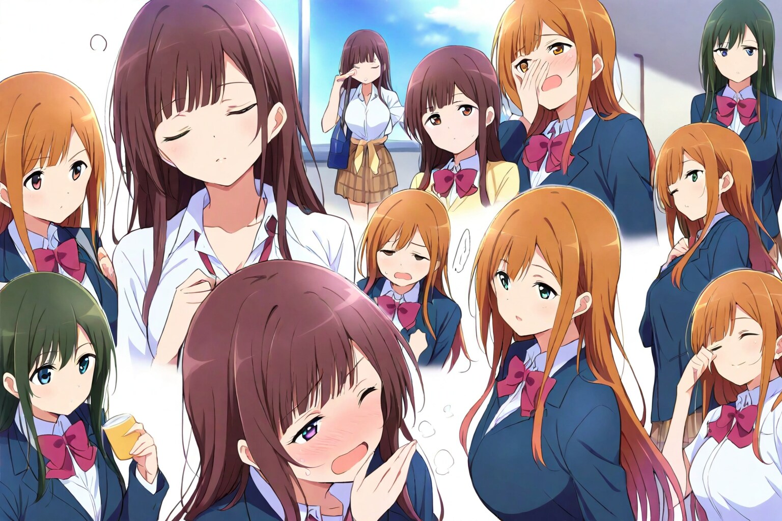 2学期、眠いけど、さあ頑張って学校行こう、楽しいことがいっぱいあるよ。