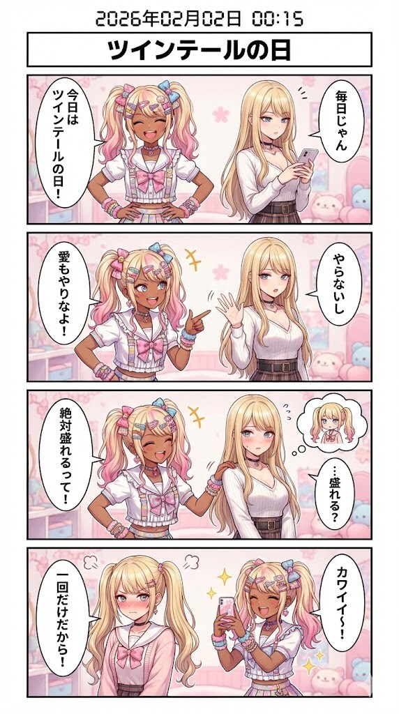 毎日漫画0時　今日は何の日
