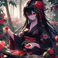 丸薬を配るツバキさん 2枚目