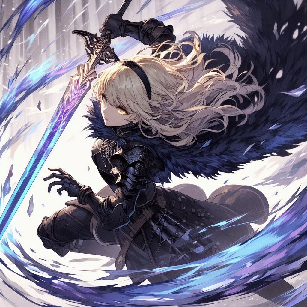 ブロンドの女騎士さん909