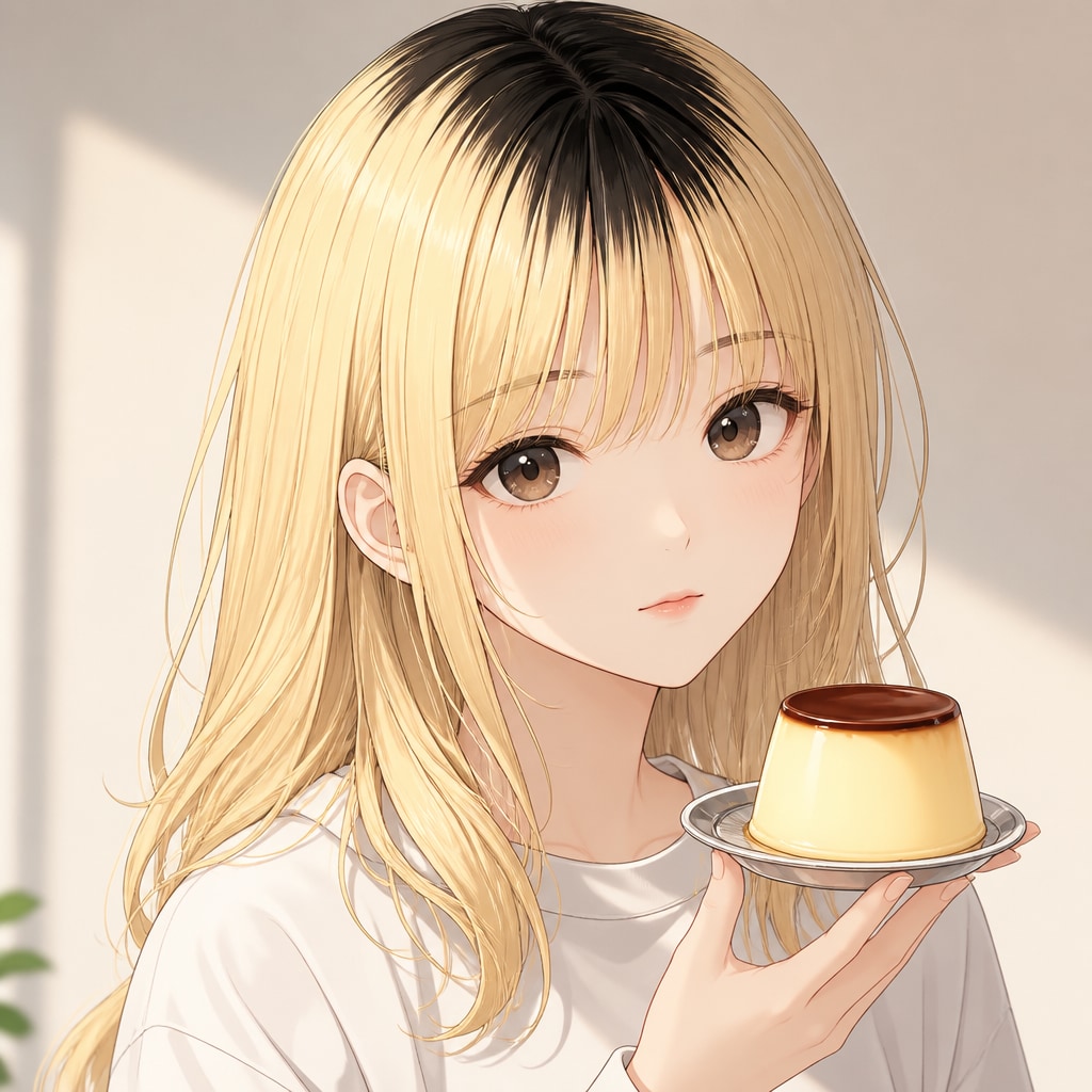 プリン髪プリン