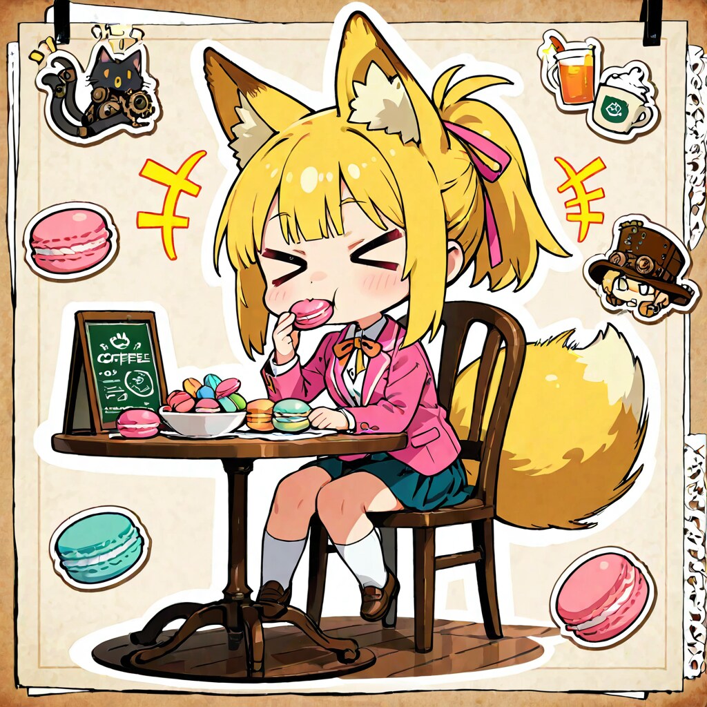 キツネ耳の金髪ちゃん