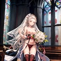 聖なる絆 - 堕姫のジューンブライド教会を彩るアートヌード 8枚目
