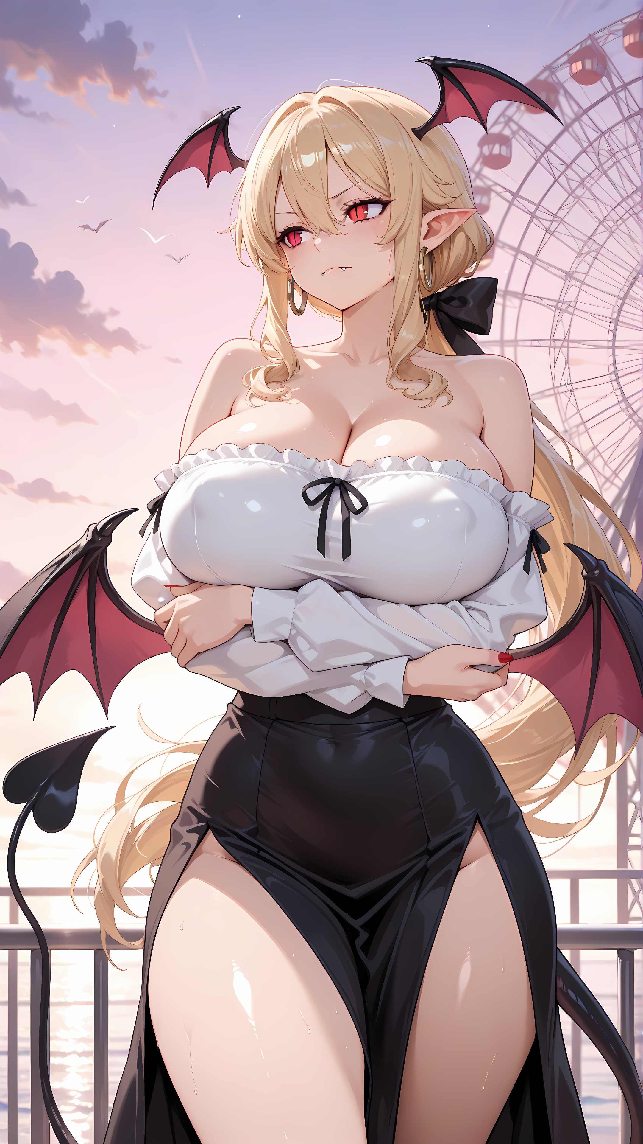 そっぽ向いて拗ねちゃったアルアちゃん