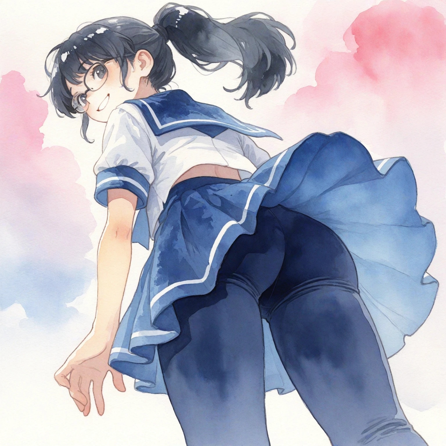 セーラー服とレギンス