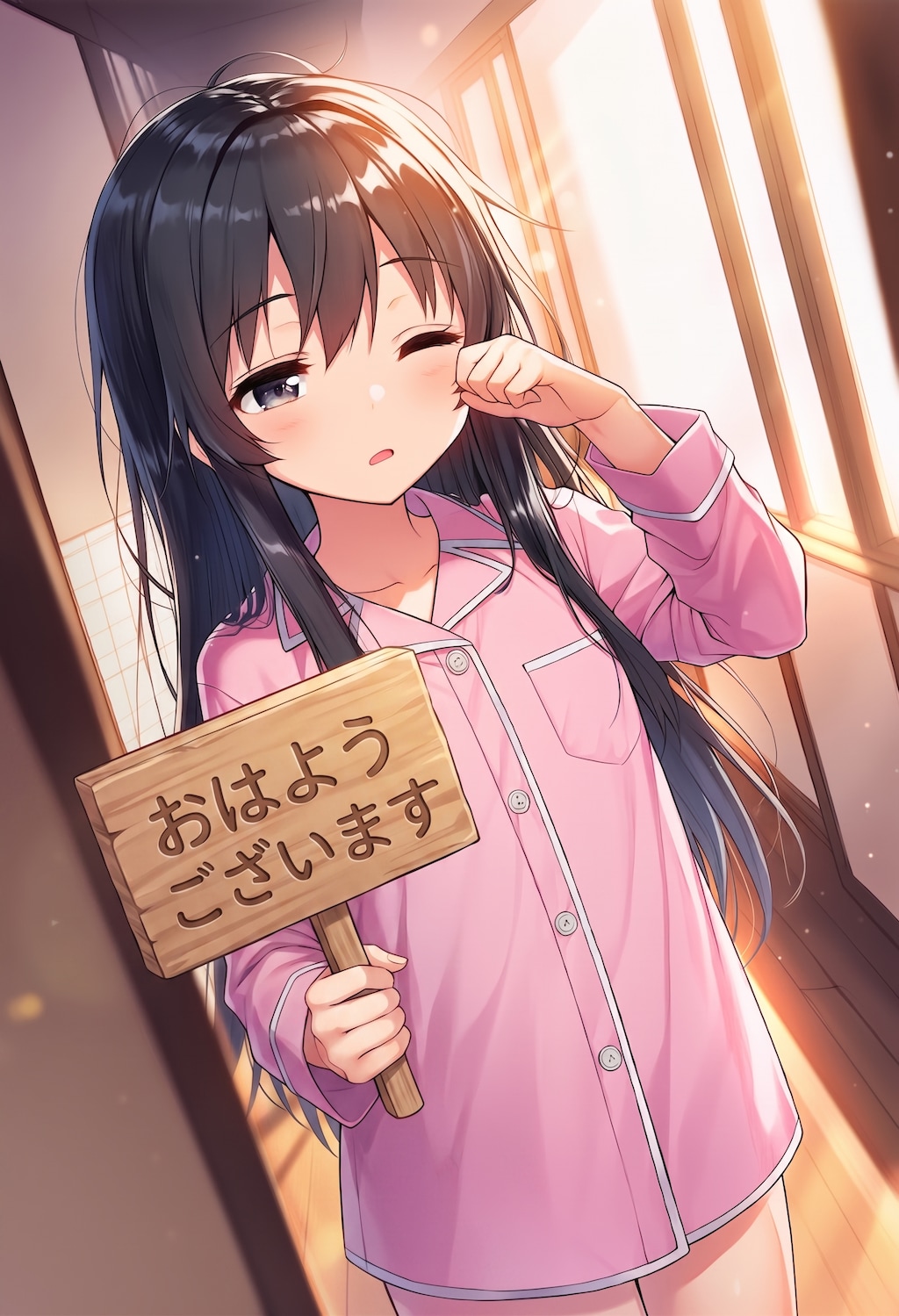 女子高生の朝