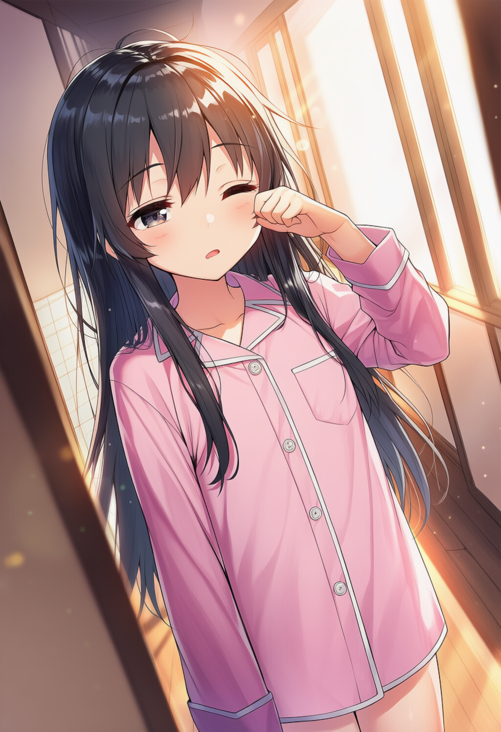 女子高生の朝