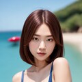 海!!自撮り風もあるよ 2枚目