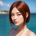 海!!自撮り風もあるよ 5枚目