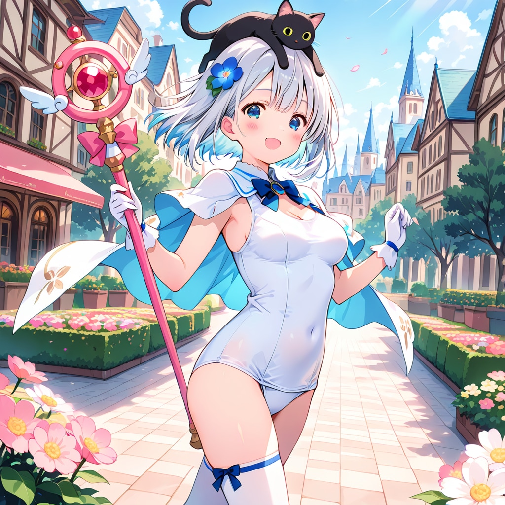 スク水魔法少女のパトロール