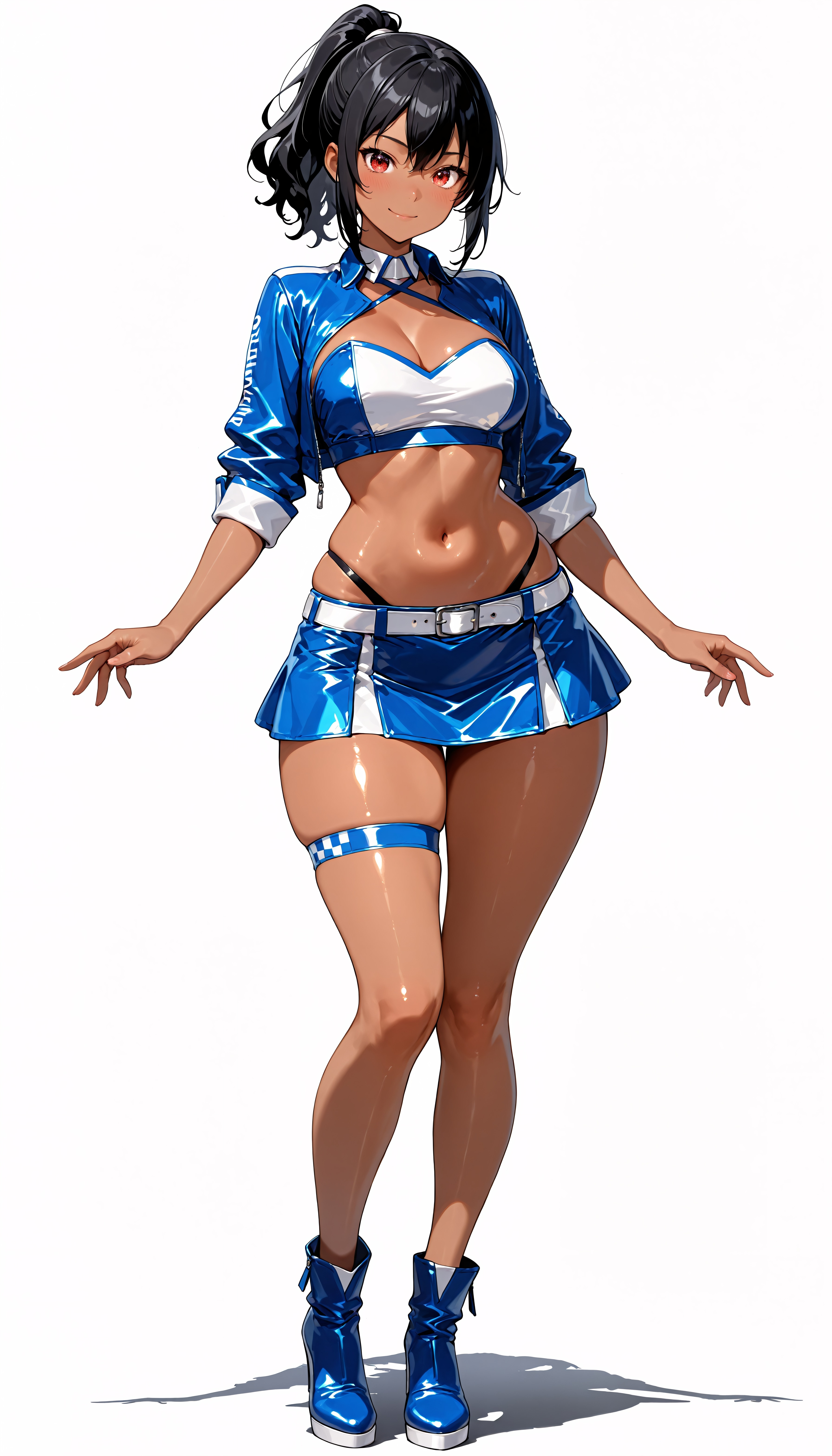 褐色ポニテJKレースクイーンその１ | の人気AIイラスト・グラビア