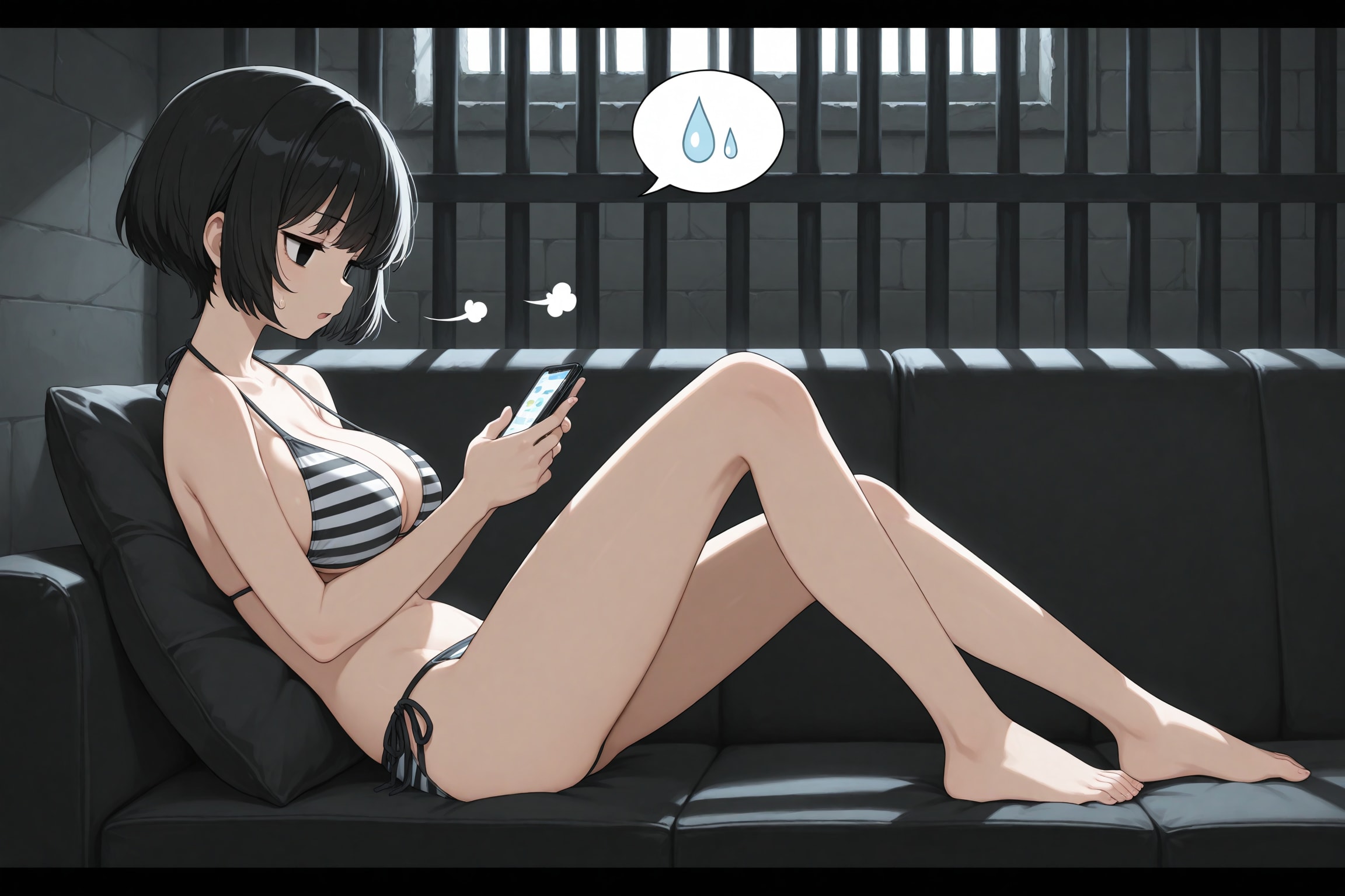 ビキニ囚人服？