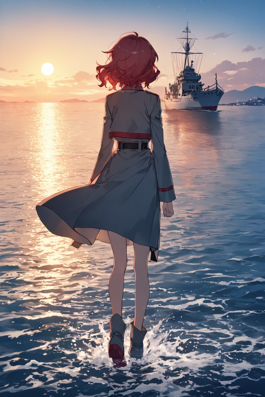 軍艦と彼女