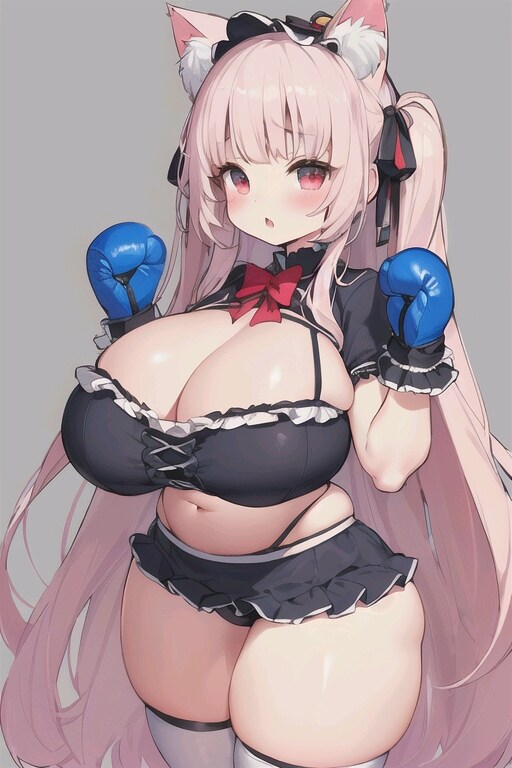 ロリ爆乳猫耳ボクサーちゃん特集