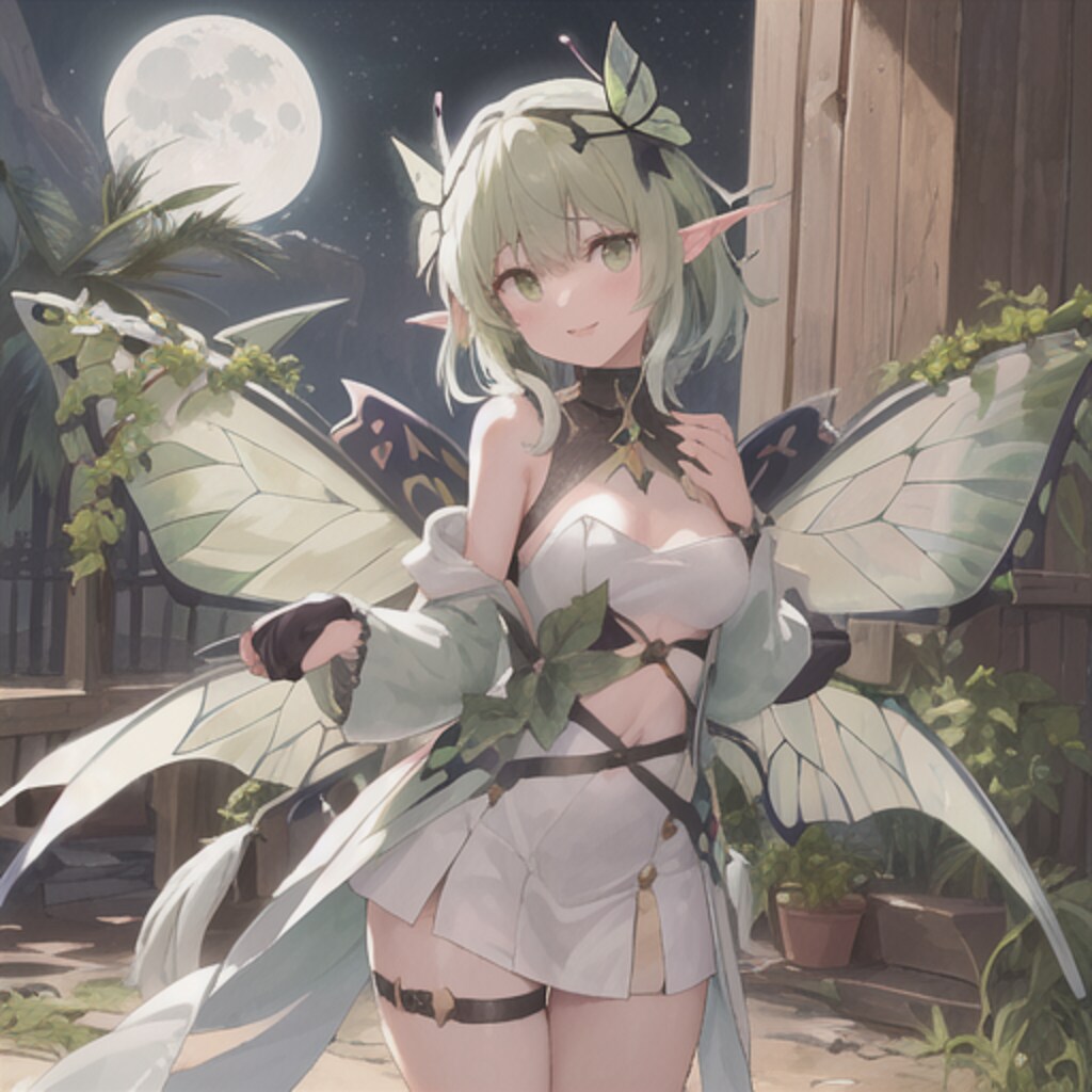 硝子でできた蝶の羽