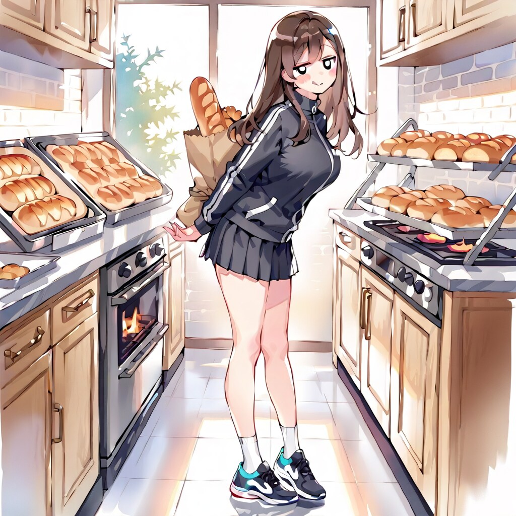 ジャージとパン屋さん