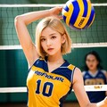 バレーボール美女 4枚目