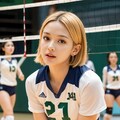 バレーボール美女 2枚目