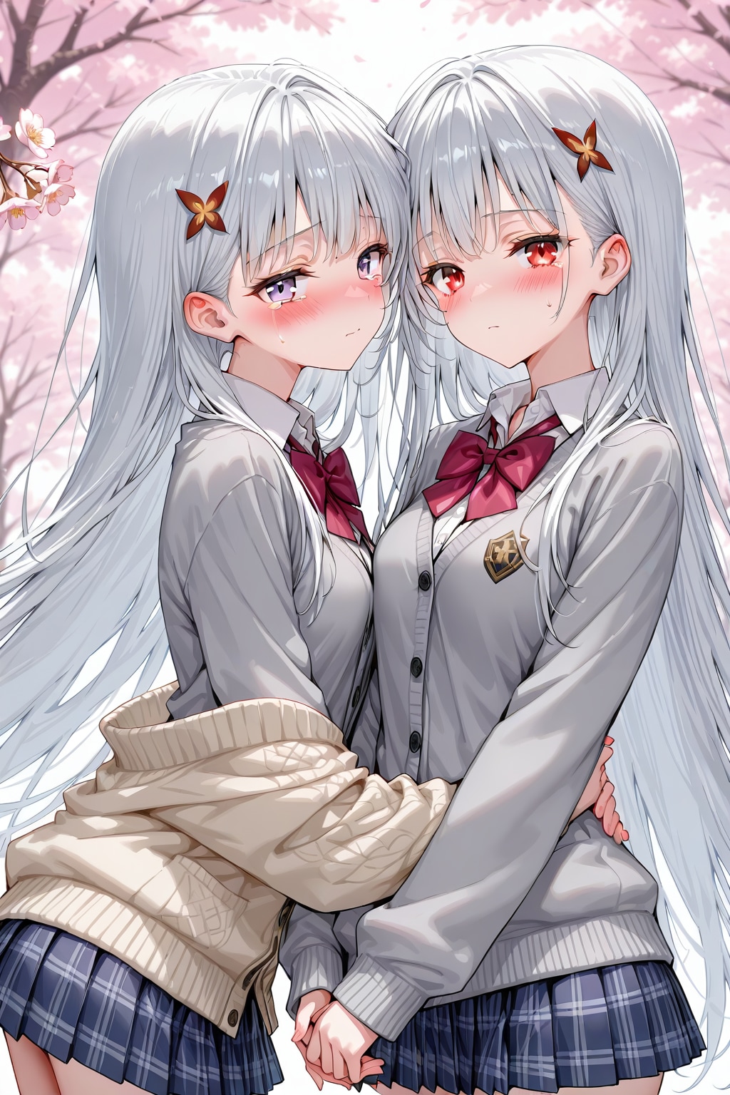 双子の表情
