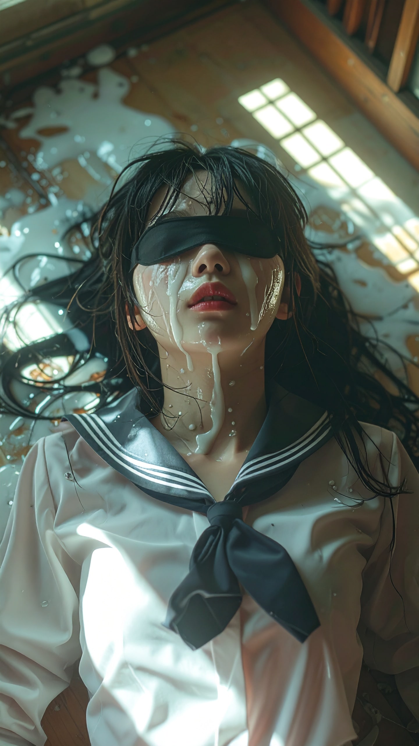 目隠し少女