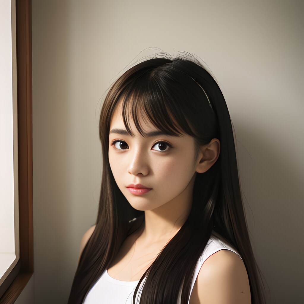 薄着の女の子