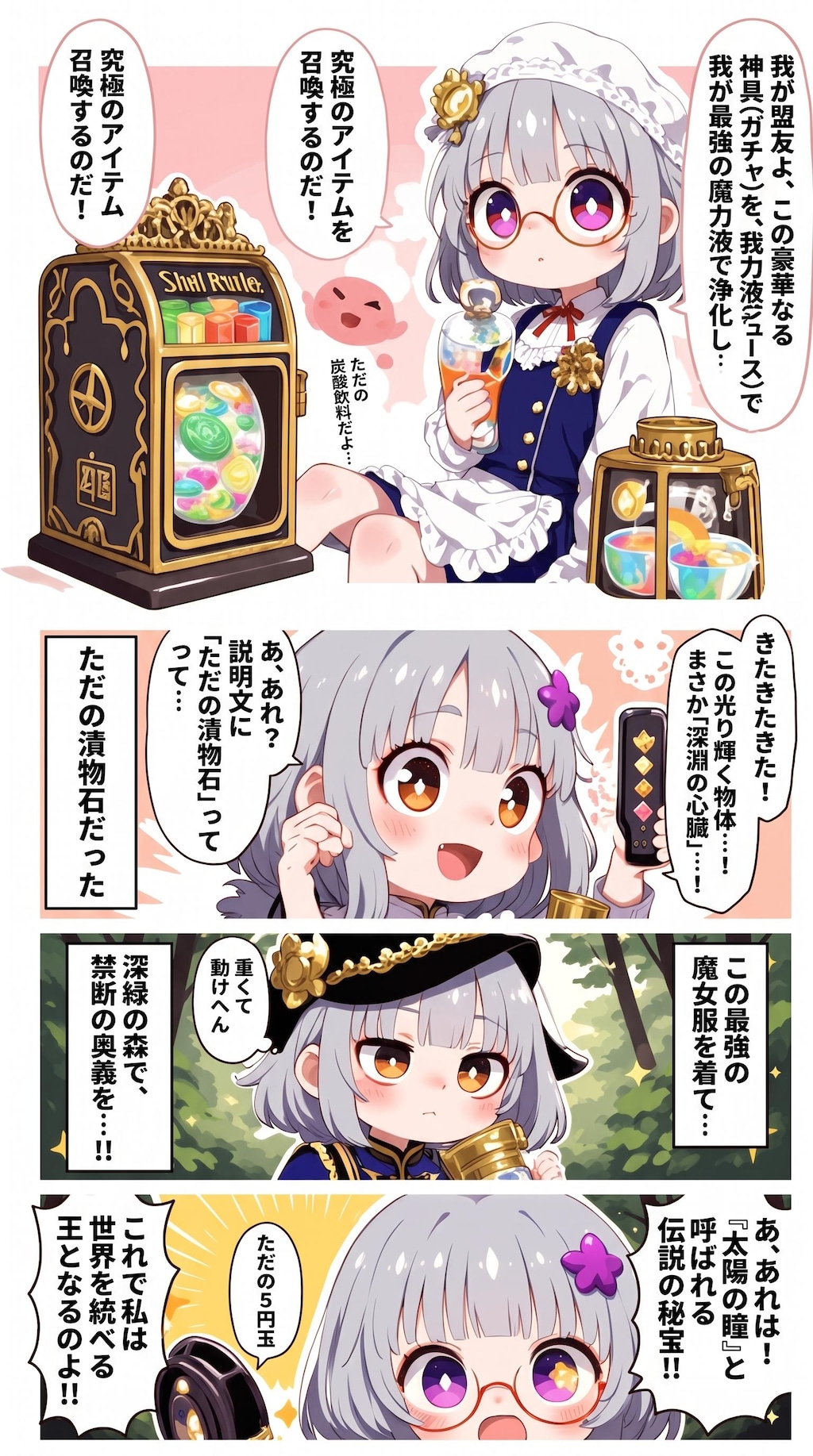 没絵にセリフを付けてもらいました