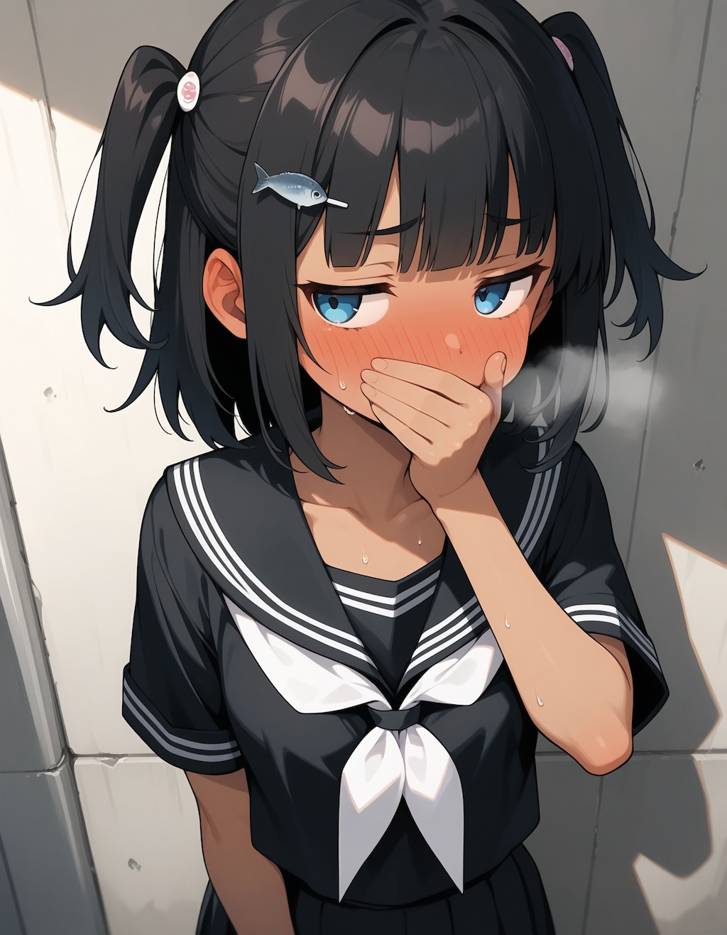 ナニかを見てしまったこなっつぁん