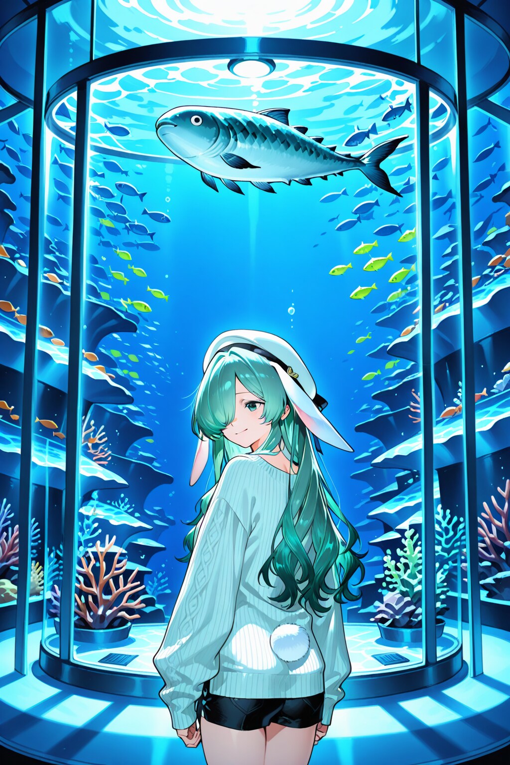 水族館綺麗だね〜お魚美味しそう_20260227