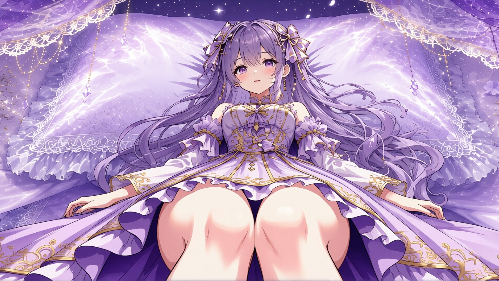 紫髪少女とドレス　その1-2