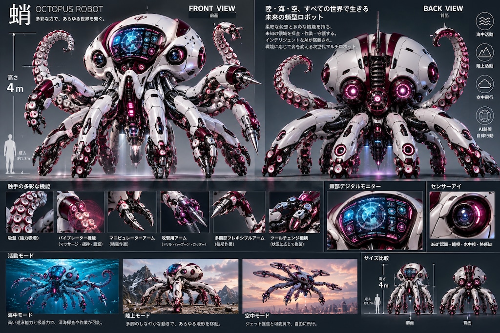蛸ロボットとの闘い