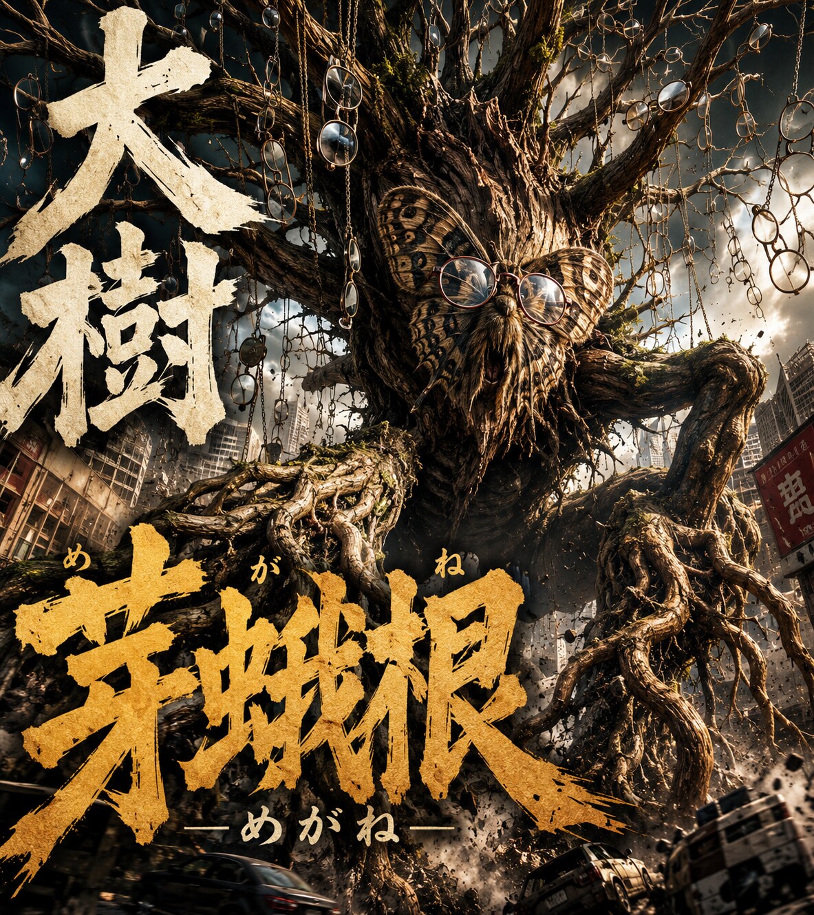 大樹　芽蛾根