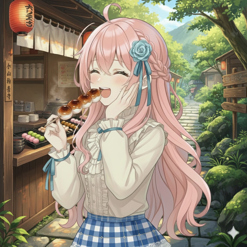 お団子で幸せこまのちゃん