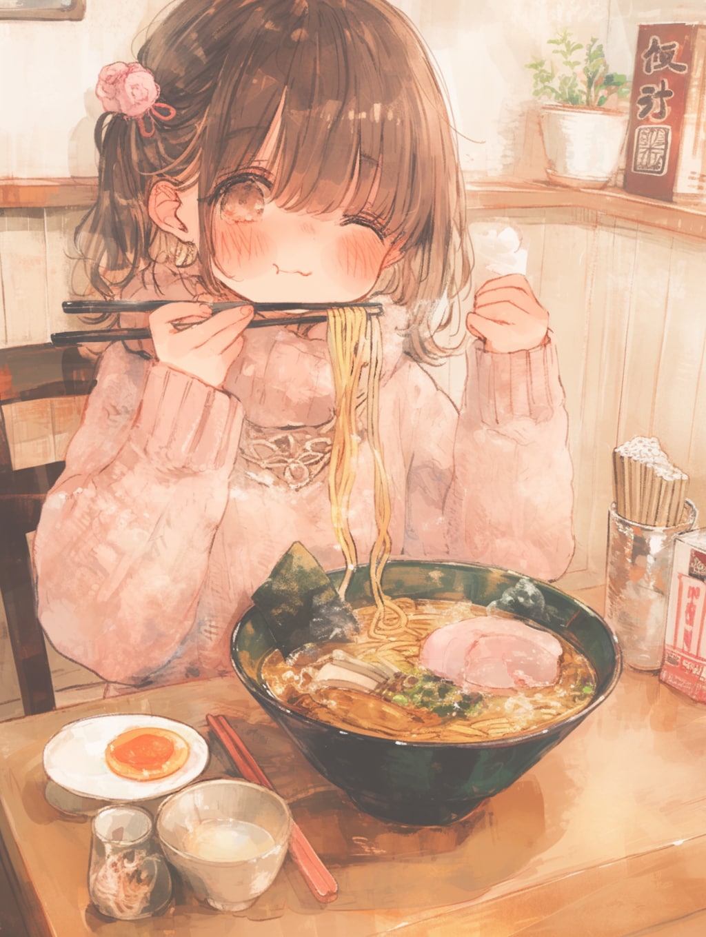 ラーメン。