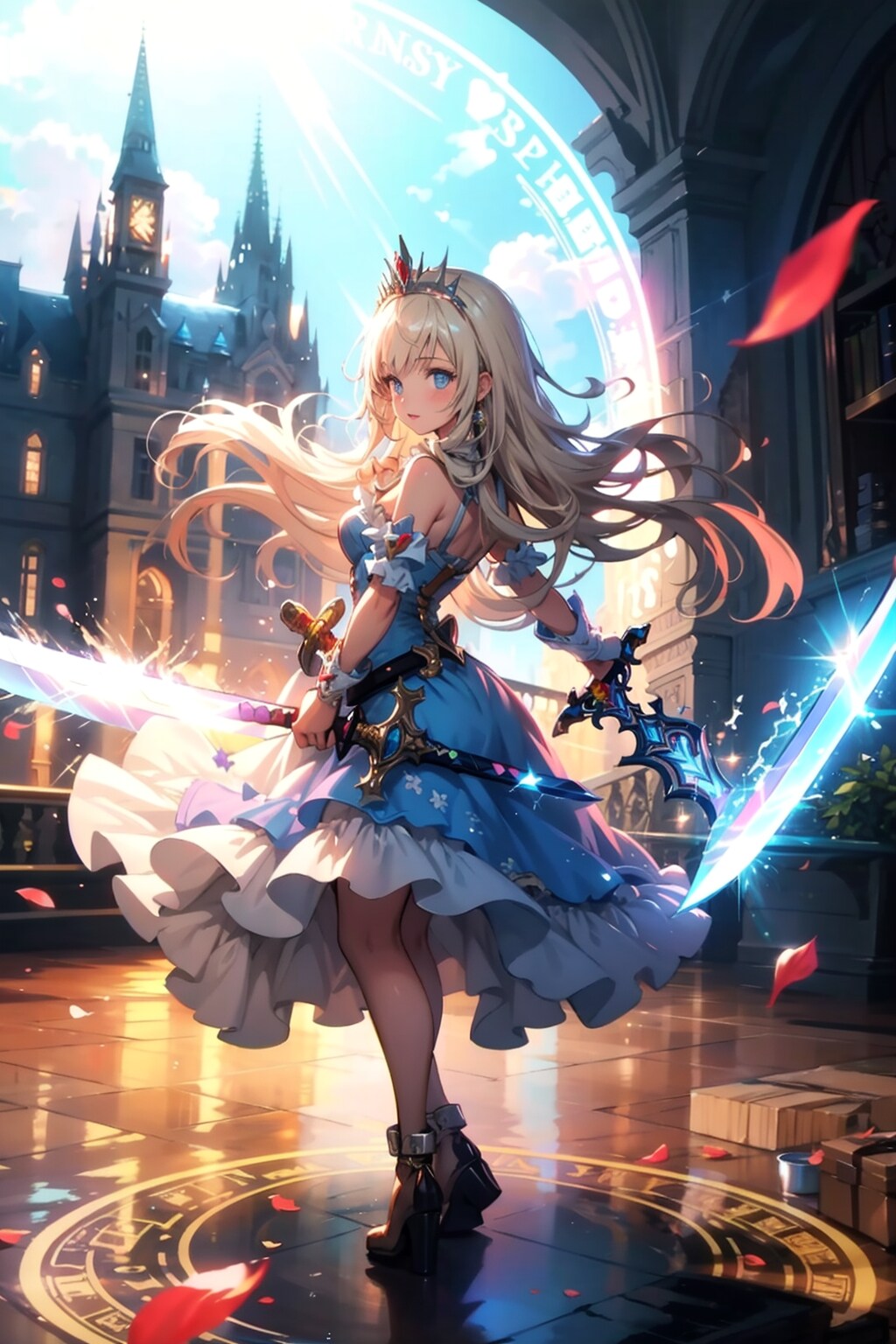 王女様は魔法剣士