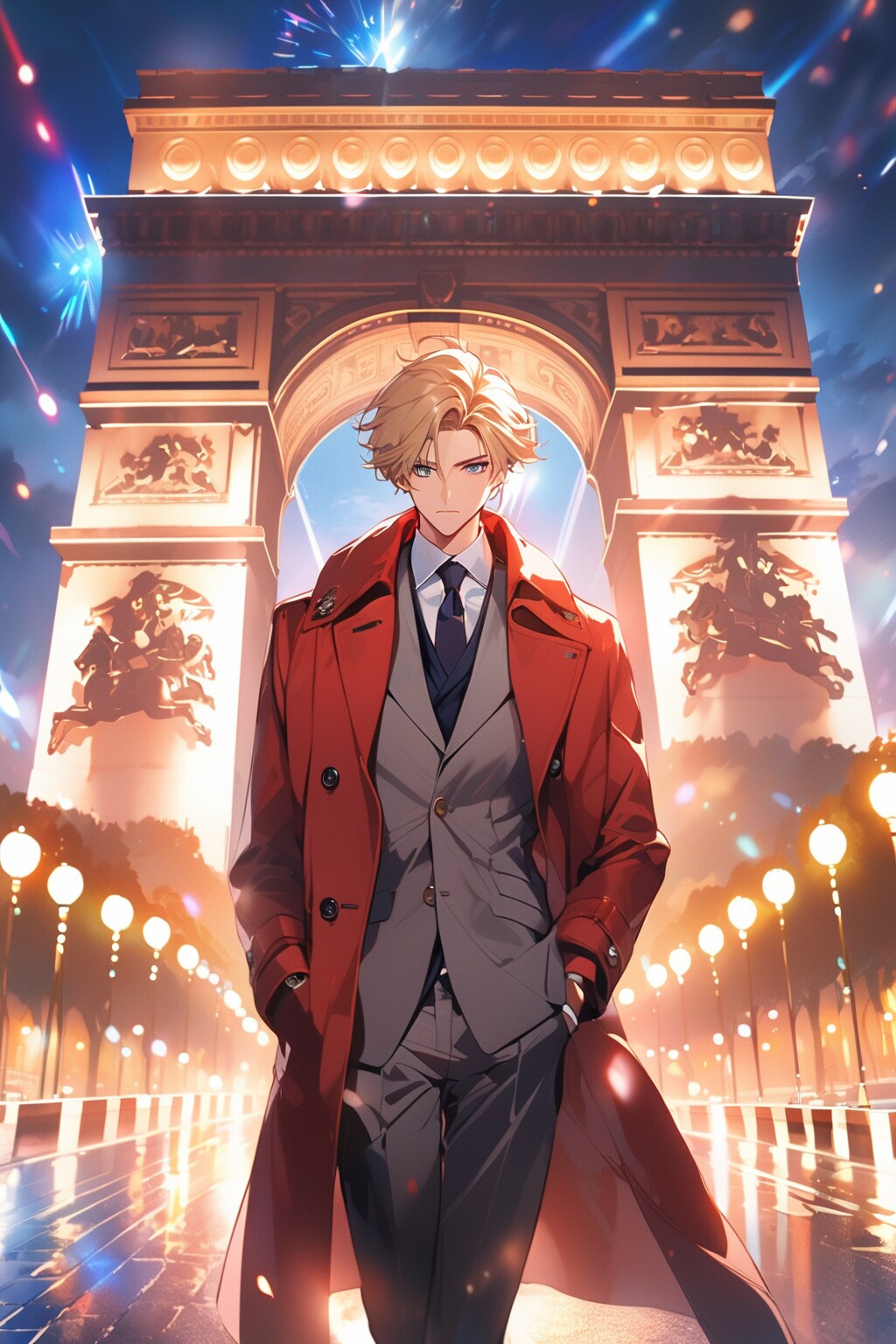 パリ  エトワール凱旋門にて | の人気AIイラスト・グラビア