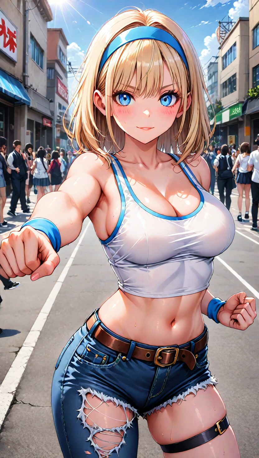 白色肌ギャルVS褐色肌ギャル